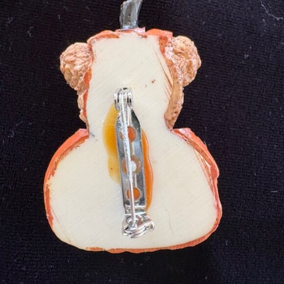 Vintage Boyds Bears Halloween Bear w/Jack-O-Lantern Pin - Picture 2 of 2